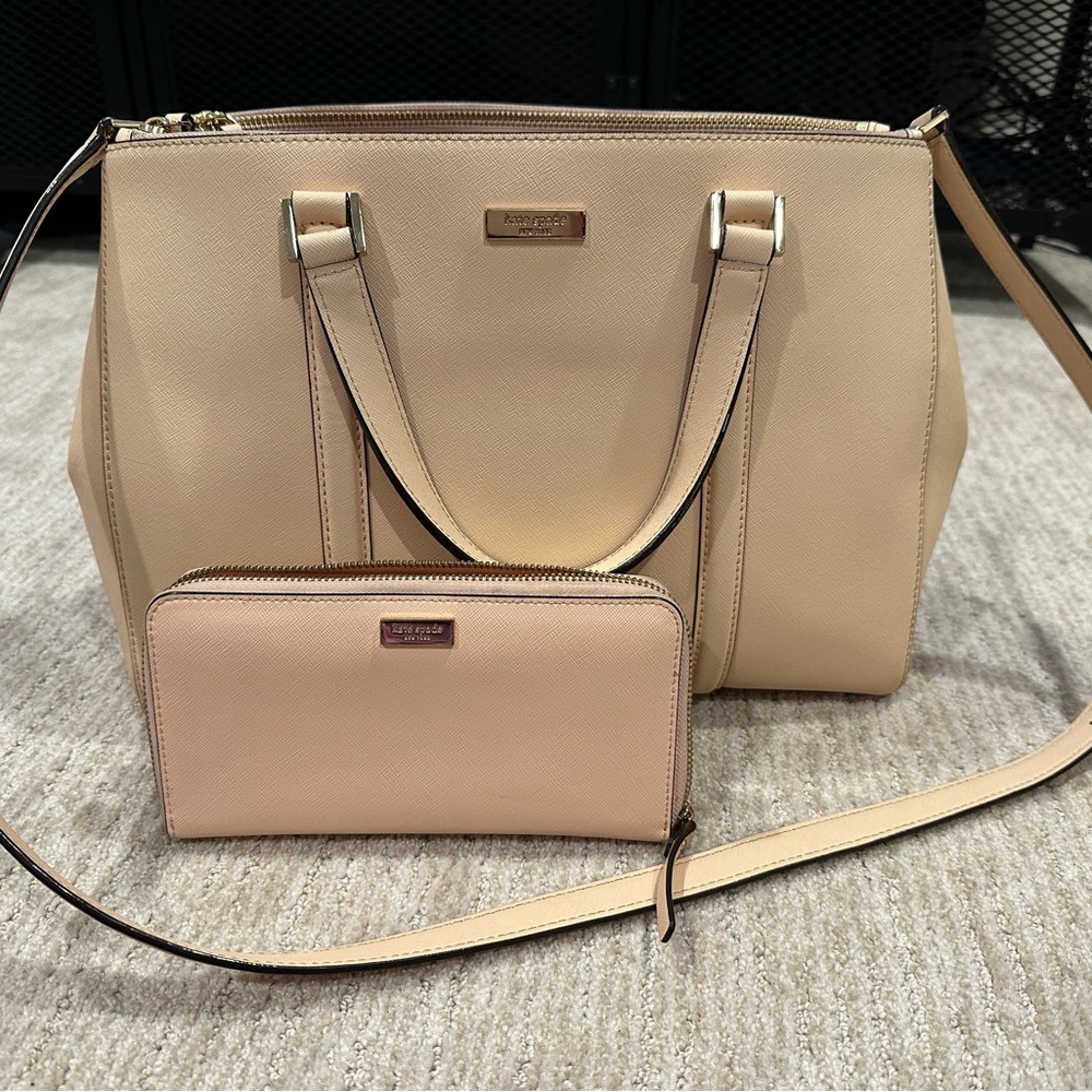 Kate Spade handbag and matching wallet
